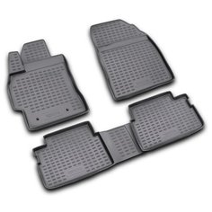Коврики в салон Element TOYOTA Corolla 01/2007-2013, 4 шт. (полиуретан, серые), NLC.48.15.211k