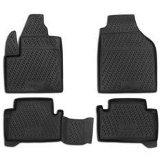 Коврики 3D в салон FORD Tourneo Custom, 01/2013->, 9 seats, 6 шт. (полиуретан), s000.19 Element