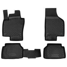 Коврики в салон Element VW Tiguan 10/2007-2016, 4 шт. (полиуретан, серые), NLC.51.21.211k