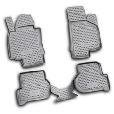 Коврики в салон Element SKODA Octavia II (Typ 1Z) 2004-2013, 4 шт. (полиуретан, серые), NLC.45.03.211k