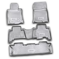 Коврики в салон Element TOYOTA Land Cruiser Prado 12/2009-2013, 5 шт., 7 мест (полиуретан), NLC.48.27.210