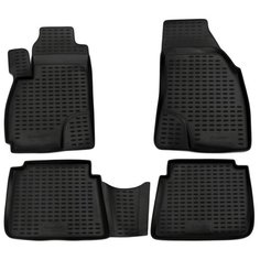 Коврики в салон Element HYUNDAI Santa Fe Classic 2001-2006, 4 шт. (полиуретан, серые), NLC.20.11.211