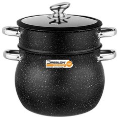 Кастрюля-пароварка антипригарная 5л Agness (926-500)