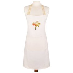 Фартук SANTALINO земляничка,бежевый, 50% х/б, 50%пэ, вышивка (850-604-61)