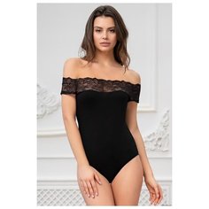 Mia-Amore Эффектное боди с открытыми плечами Body Dream, черный , L