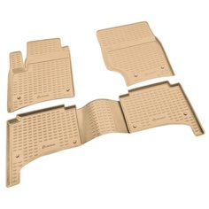 Коврики в салон Element VW Touareg I 10/2002-2010, 4 шт. (полиуретан, бежевые), NLC.51.01.212