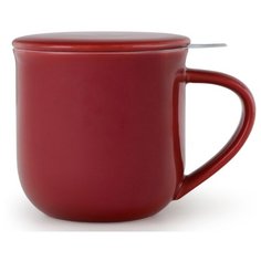 Чайная кружка с ситечком Minima (380 мл), 9.5х9.3 см, бордовая V81440 Viva Scandinavia
