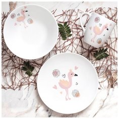 Набор посуды Salad "Фламинго"