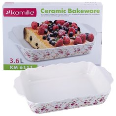 Форма керамическая для запекания 39,5*26*6,5см Kamille