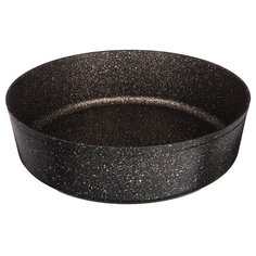 Форма для запекания Agness Премиум Черное золото круглая 28х8 см трехслойное покрытие Granit, Pfoa Free (936-709)