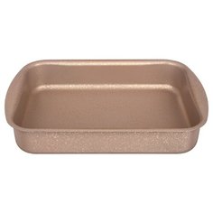 Форма для запекания Agness Премиум Экселент прямоугольная 25х19х5,5 см, трехслойное покрытие Granit, Pfoa Free (936-748)