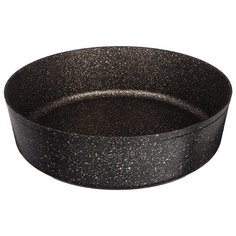 Форма для запекания Agness Премиум Черное золото круглая 26х7,5 см трехслойное покрытие Granit, Pfoa Free (936-705)