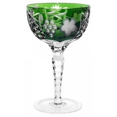 Фужер для шампанского Grape (210 мл), темно-зеленый 1/emerald/64576/51380/48359 Ajka Crystal