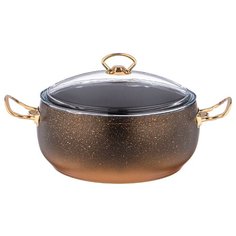 Кастрюля Agness 5,5 л/26х12 см с антипригарным покрытием Granite, Серия Mercury, Pfoa Free (953-005)