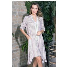 MIA-AMORE Женская туника Noemi с фигурным вырезом, голубой, M