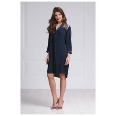 Laete Стильная домашняя сорочка-рубашка, темно-синий, S