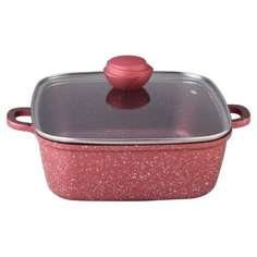 Кастрюля квадратная BK-1128 3,9л. CORAL Bekker