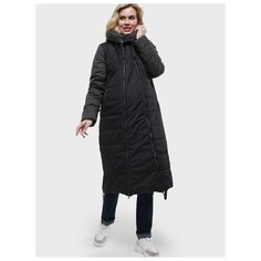 Пальто зимнее 2в1 I love mum Бретань черное для беременных (44)