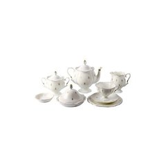 Сервиз чайный ф. Наташа рис. Петельки (20 предметов) Императорский фарфоровый завод