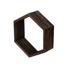 QWERTY Полка деревянная ромб Dublin 33*28*10 см /4 72040
