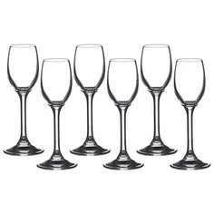 Набор рюмок Crystalite 65 мл из 6 штук Klara/Sylvia, высота 15 см (669-068)