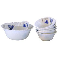 Набор салатников "НАНСИ" 7 пр.: 12,5 см 6 шт., 20 см 1 шт. Chinbull