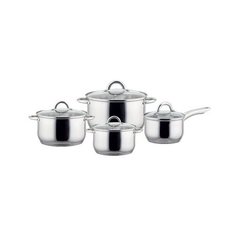 Посуда BH - 0812S /8 пр. 1,1л; 2,6л, 3,6л, 1,9л/ 5-ти шаговое дно Bohmann
