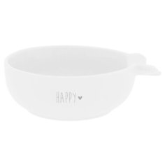 Пиала "Happy/Dots/Hearts: Happy Нearts", серый Bastion Collections