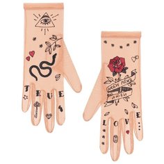 Тату-перчатки из сетки "True Love" Glove.Me