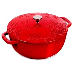 Кокот "Зимний", 24 см, вишневый, Staub