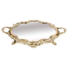 Поднос с ручками STILARS, зеркальный, 40х24 см (333-410)