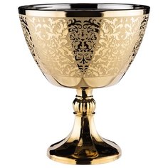 Ваза для фруктов золотой арабески d 188 mm Lefard (194-391)