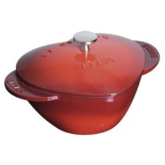 Кокот Сердце (1.75 л), 20 см, вишневый, Staub