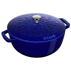 Кокот Лилия (4.9 л), 26 см, темно-синий, Staub