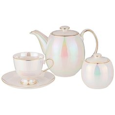 Чайный сервиз на 6 персон 14 пр. pearl 190 мл Lefard (275-1200)