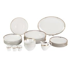 Столовый сервиз Classic 1342-NB на 6 персон/ Wertvolle perle Germany/ Столовый набор/ 30 предмета/ Фарфор