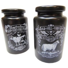 Millimi ранчо, Набор для соли и перца, 5х8см, керамика