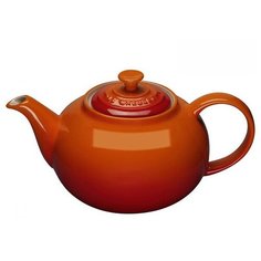 Чайник заварочный 1,3 л, оранжевая лава, керамика, Le Creuset