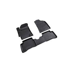 Коврики в салон FORD Fiesta 2008-2015, 2015->, сед., хб., 4 шт. (полиуретан, бежевые) Element