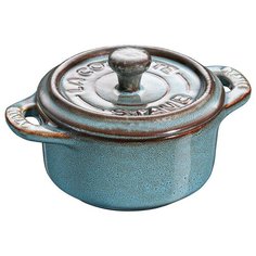 Керамическая кокотница Ceramique, 10 см, бирюзовый, Staub