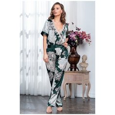 Mia&Mia Оригинальный комплект Agata с кружевными элементами, изумрудный, XXL