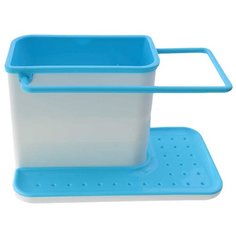 Органайзер для ванных и кухонных принадлежностей, голубой, 21х11,4х13,5 см, Blonder Home BH-TMB1-03