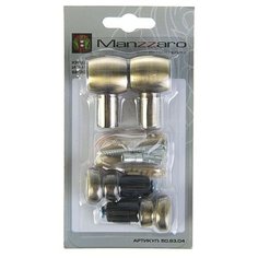 Комплект крепежа для рейлинга HD 50.83.04, цвет бронза 2496702 Palladium