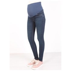 Джинсы Euromama 9032 узкие на живот т-синие для беременных (XS)