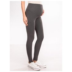 Леггинсы утепленные Euromama серые на живот для беременных (46)