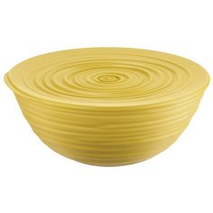 Миска с крышкой Tierra 25 см желтая Guzzini