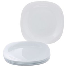 Тарелка обеденная квадратная 27x27 см Parma Bormioli Rocco 498860F27321990