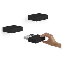 Набор из 3 полок Showcase черный Umbra