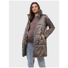Куртка демисезонная 2в1 I love mum Кингстон ореховая для беременных (42)