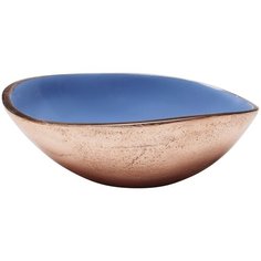 KARE Design Салатник Ohlala, коллекция "О-ля-ля" 10*5*7, Керамика, Медный, Синий